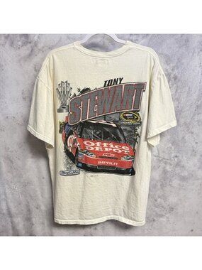 Tony Stewart 2011 Spirit Championship Nascar T Shirt Mens 2XL White